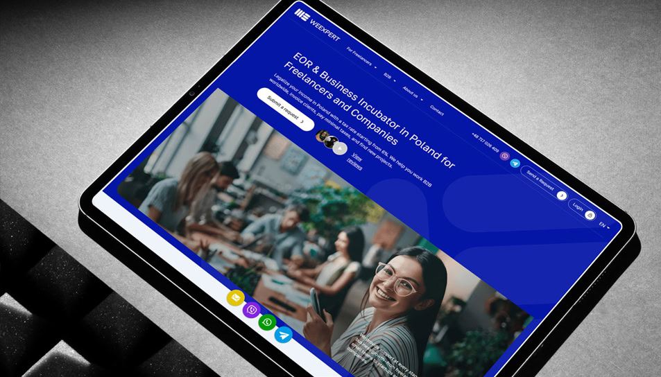 UX/UI & Website for WeExpert